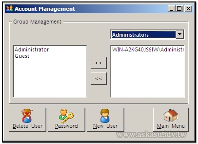 Users and Groups Management